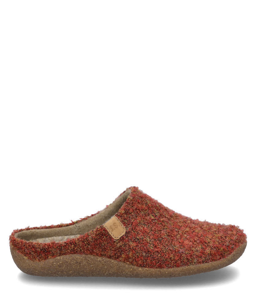 Josef Seibel Vinny 03 Damen Hausschuhe Filzschuhe rot/multi