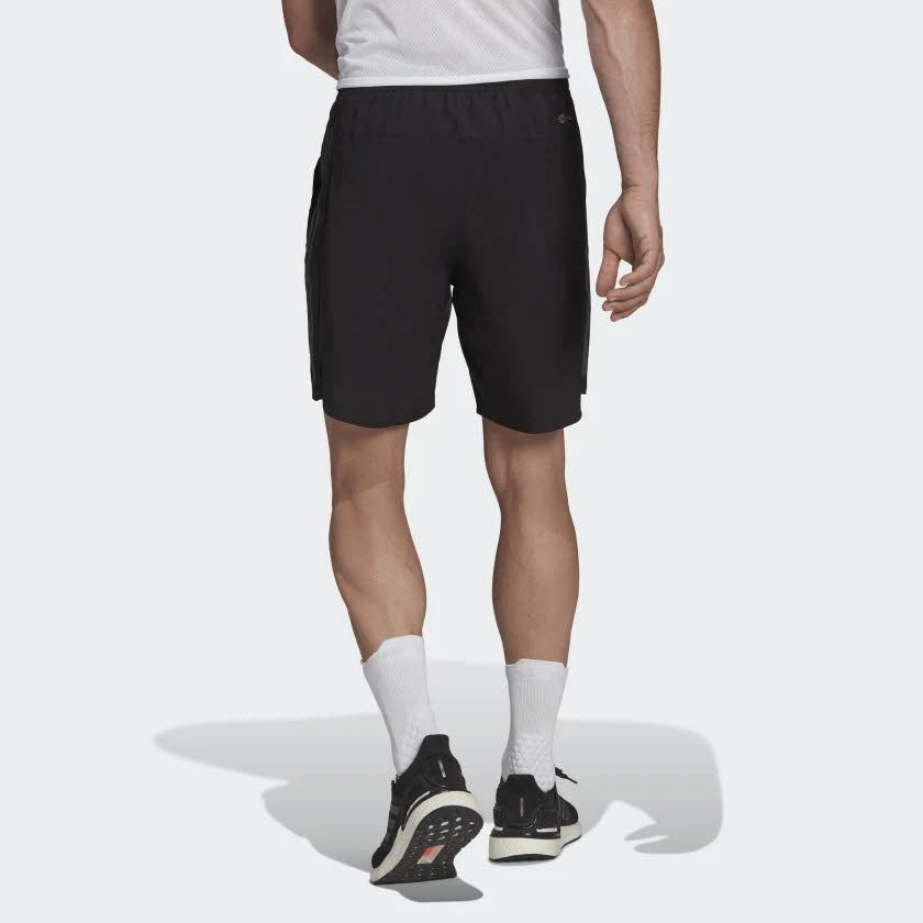 Adidas Run Icon Shorts kurze Hose Laufhose Herren schwarz
