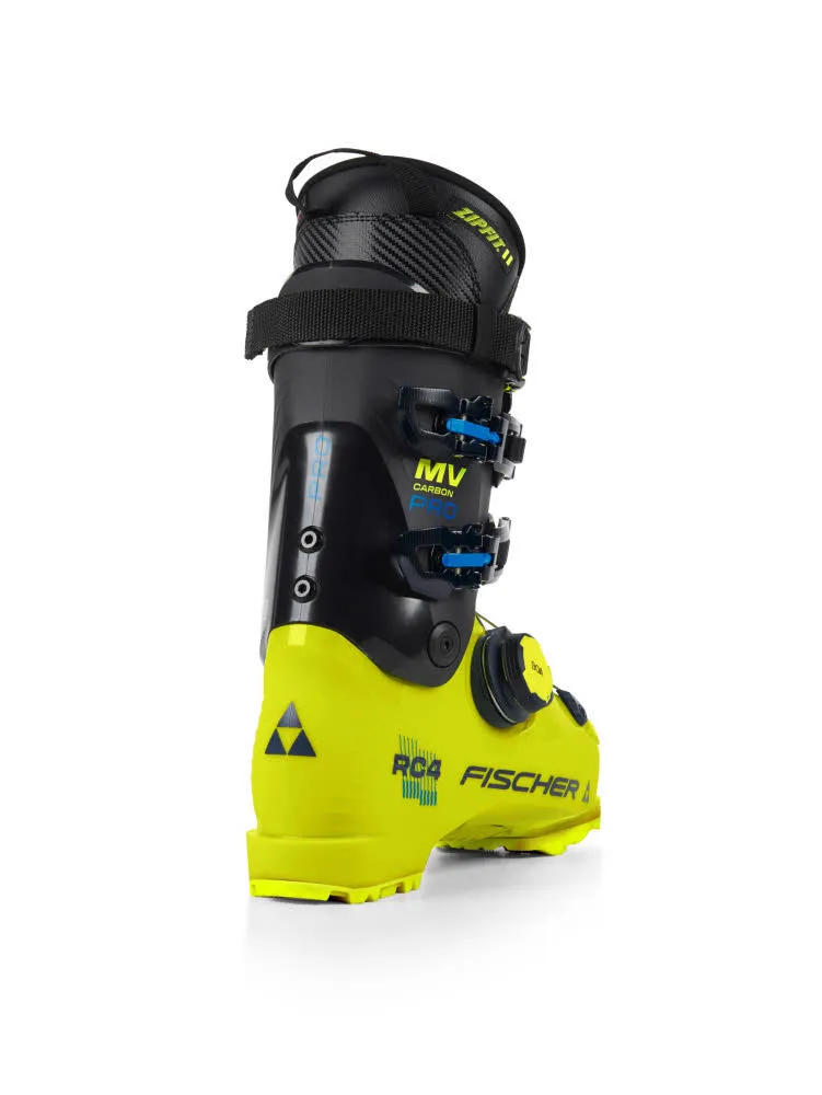 Fischer RC4 CARBON PRO MV BOA Unisex Skischuhe Alpin Ski Boots yellow/carbon
