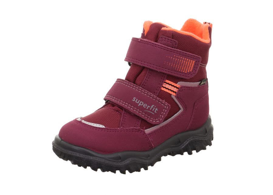 Superfit HUSKY Mädchen Winterstiefel Snowboots rot/orange
