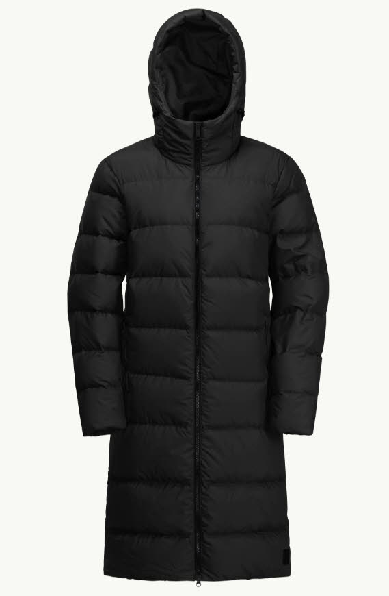 Jack Wolfskin Frozen Palace Coat W Daunenmantel Wintermantel Damen schwarz