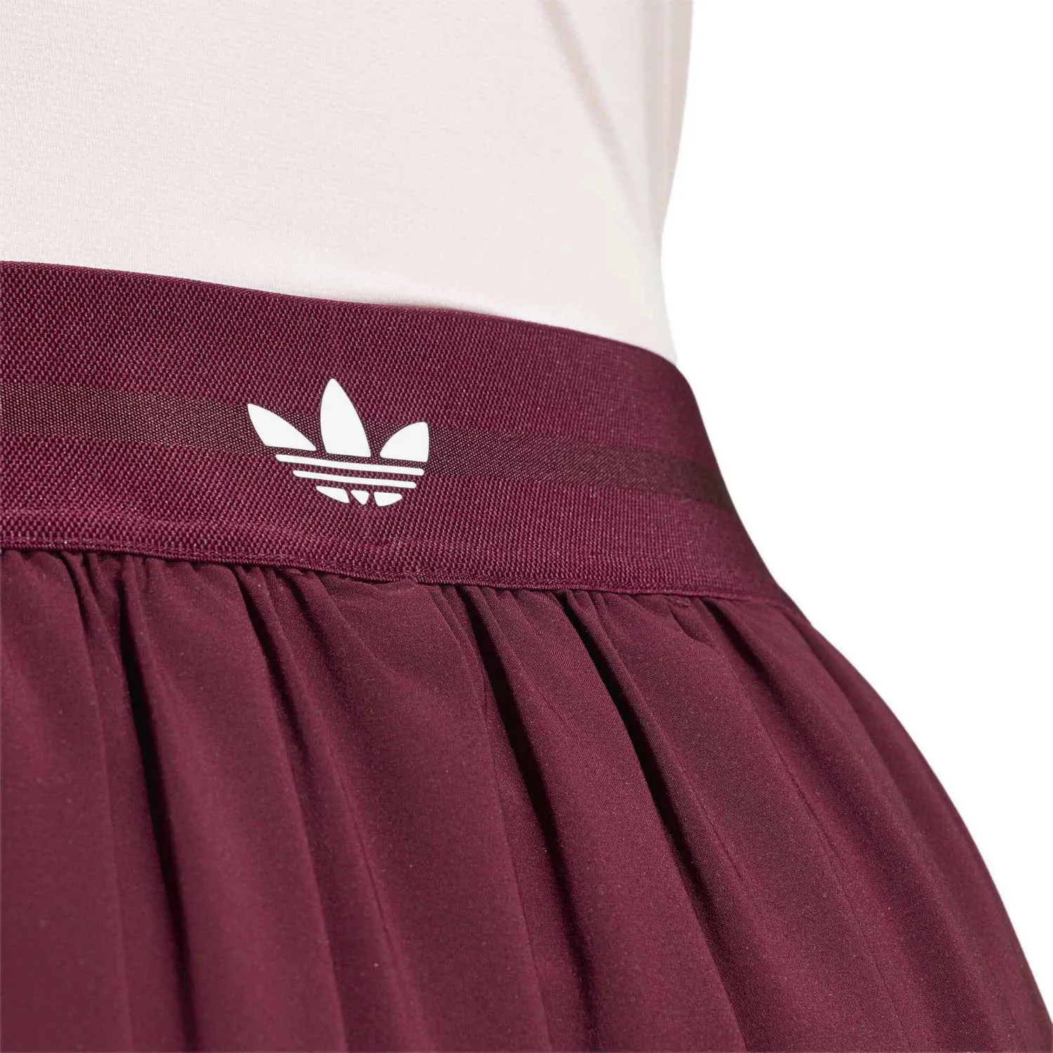 adidas CLASSIC SKIRT Damen Rock Tennisrock maroon
