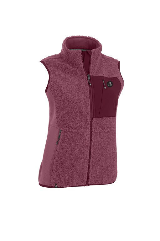 Maul Sport Almnixe Damen Fleeceweste ärmellos light purple