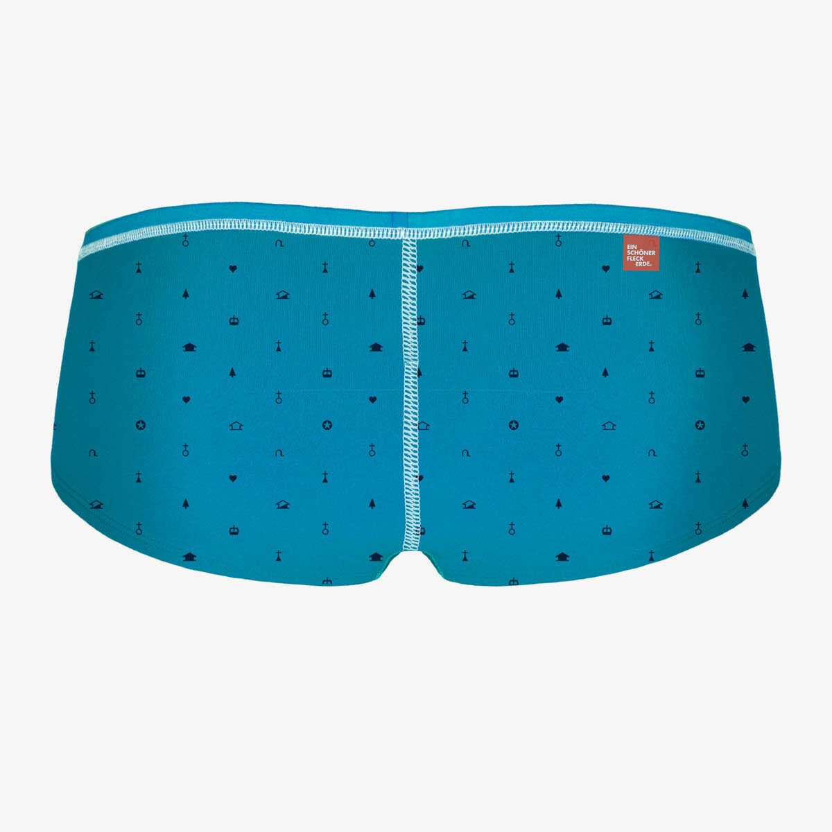 Ein schöner Fleck Erde Gipfelstürmerin Damen Panty Unterhose Wäsche blau NEU
