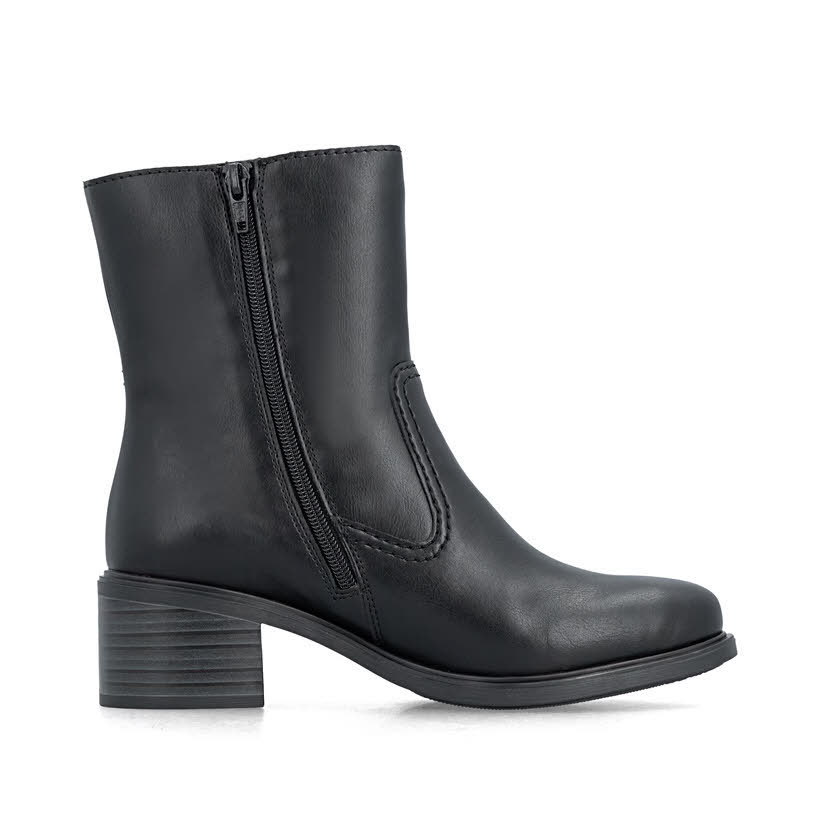 Rieker Stiefelette Slipper Freizeitschuh Damen schwarz