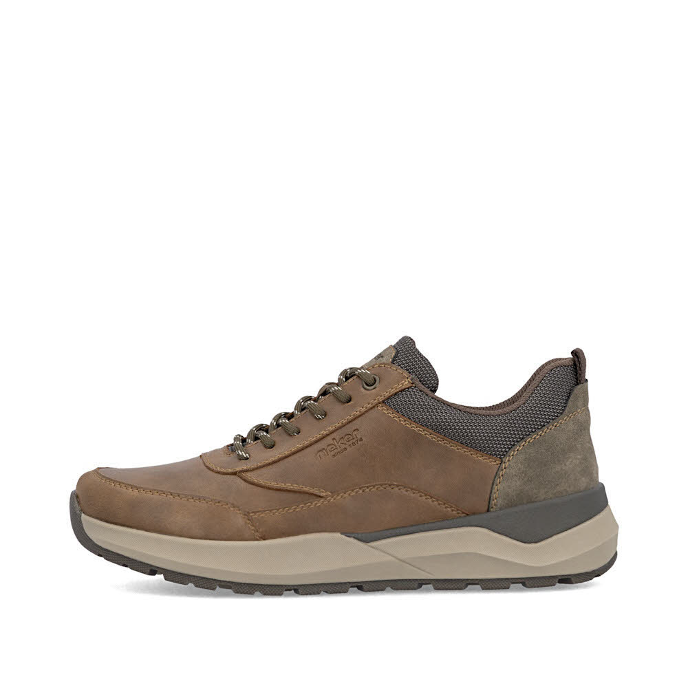 Rieker HWK Herren Halbschuhe Sneaker Low braun