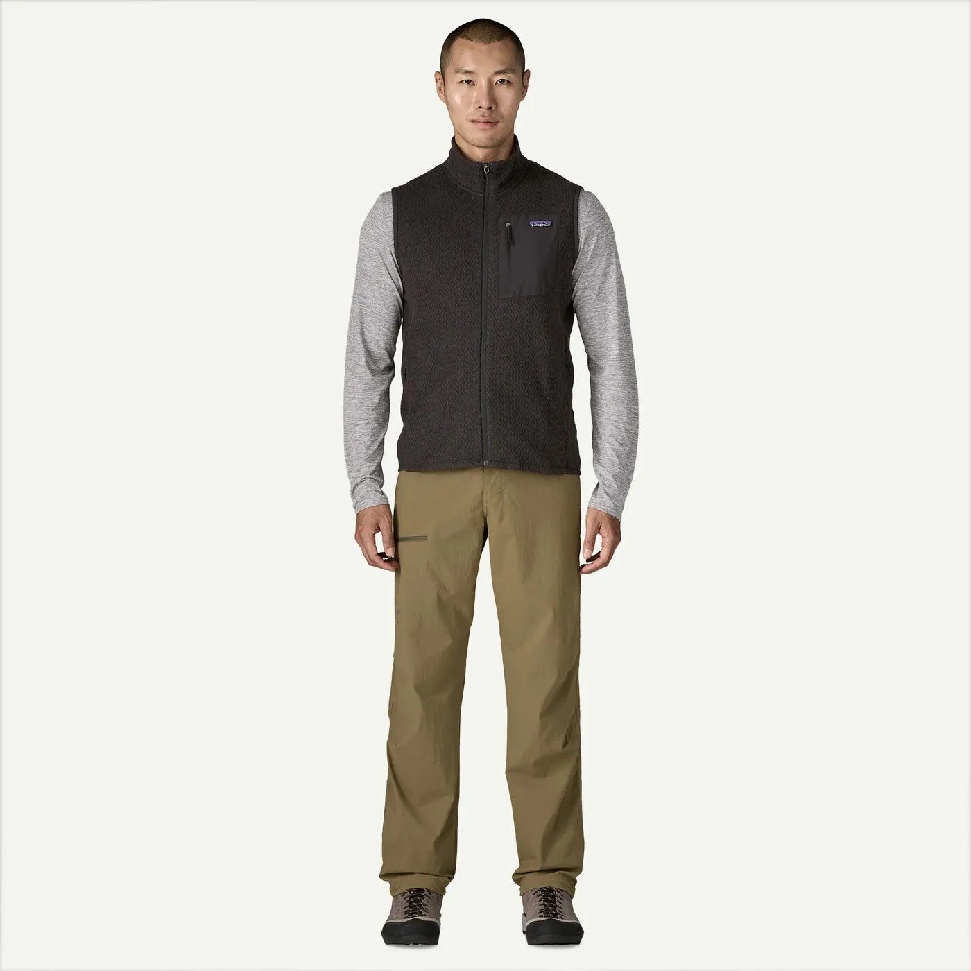 Patagonia R1® Air Fleece Vest ärmellos Herren schwarz