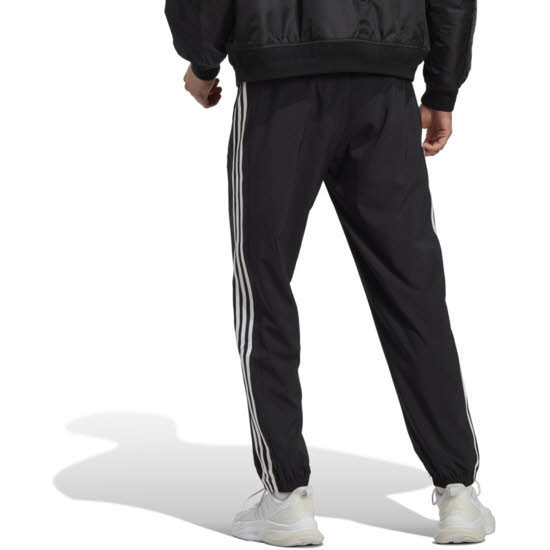 adidas M 3S WV E PT Herren Jogginghose Trainingshose schwarz
