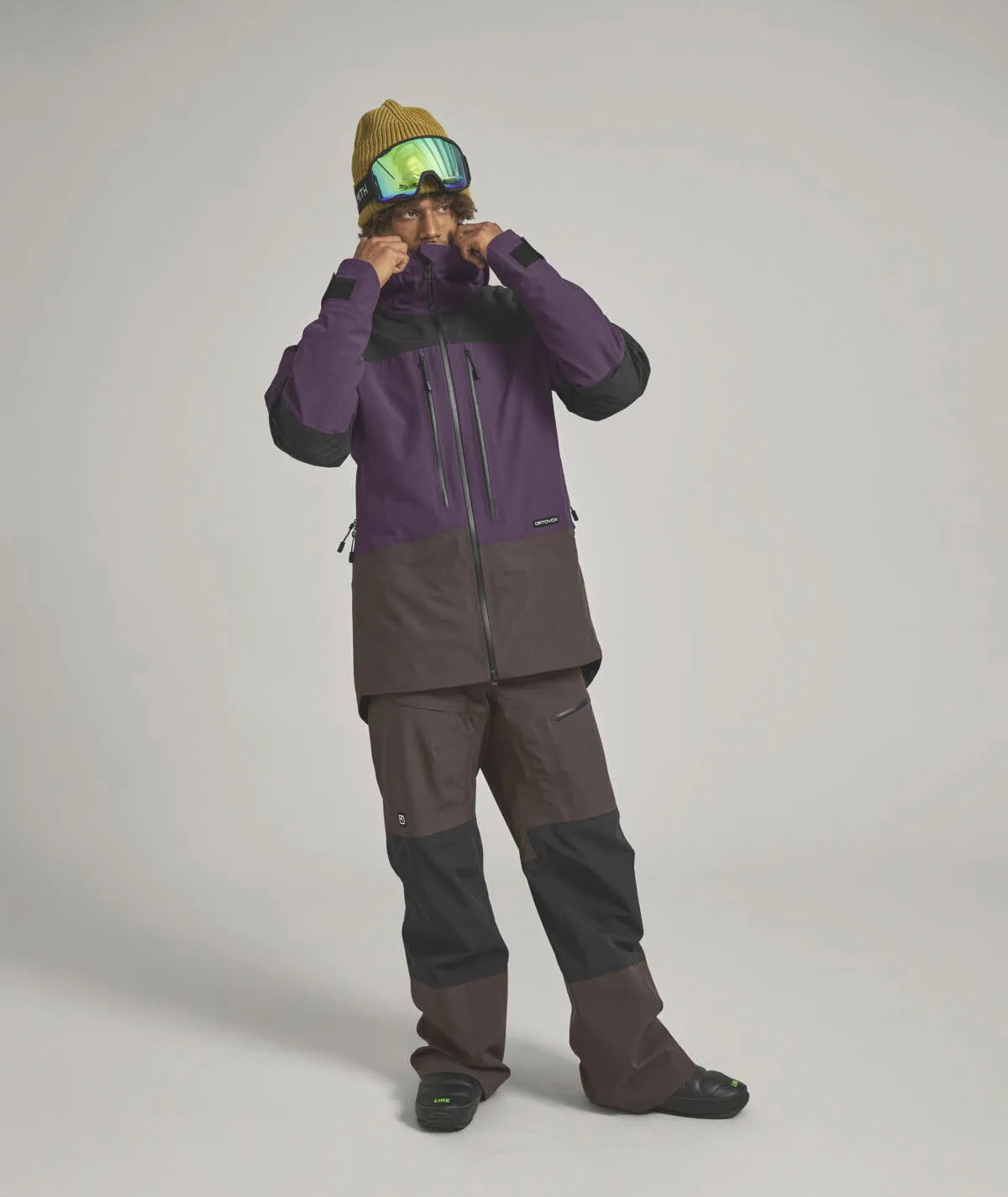 Ortovox RAVINE FREE 3L JACKET Hardshelljacke Regenjacke lila