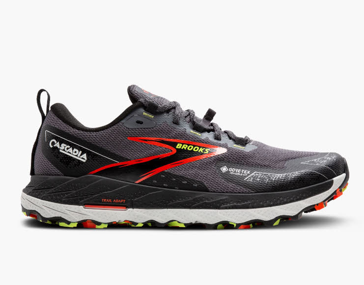 Brooks Cascadia 18 GTX Laufschuhe Joggingschuh Herren schwarz