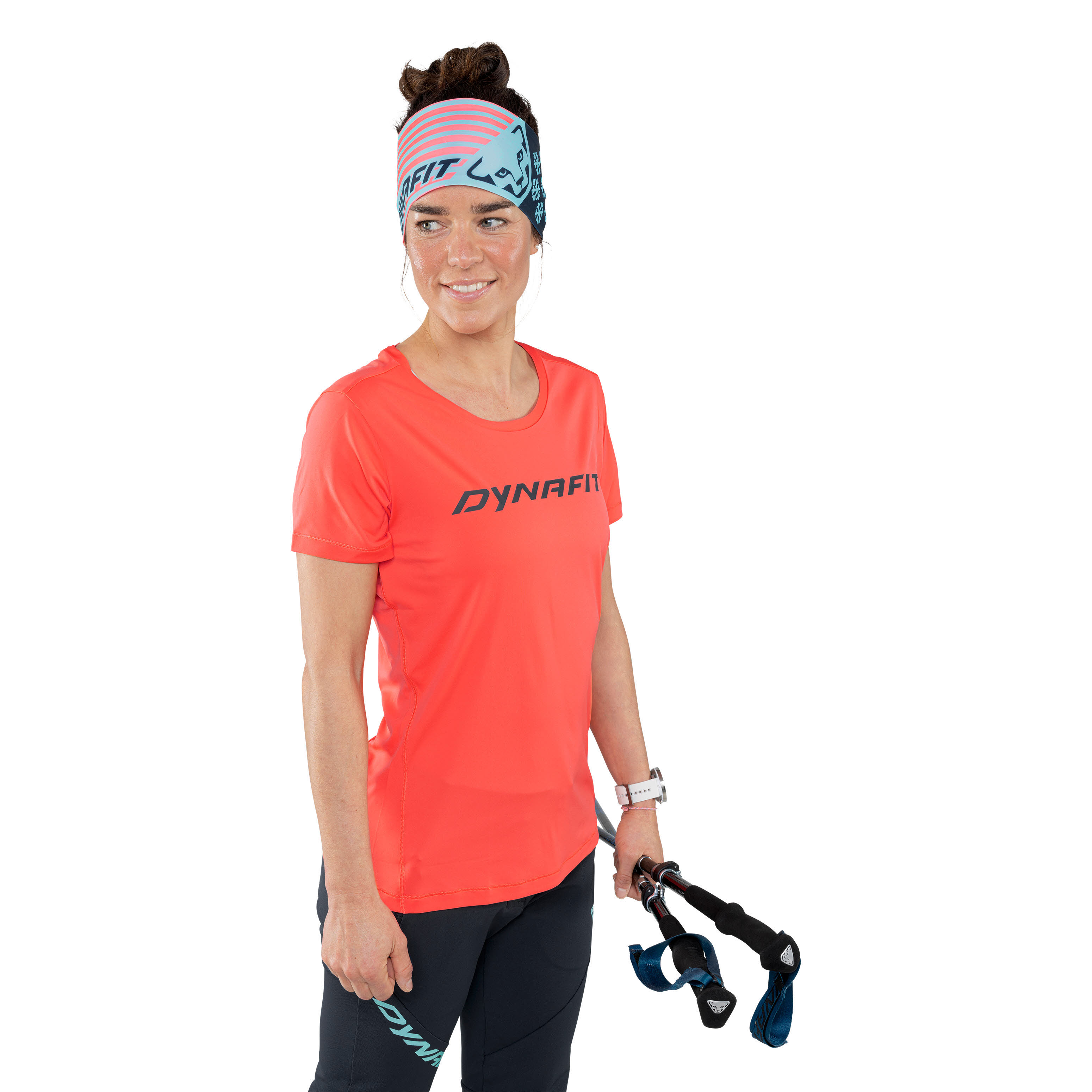 Dynaffit Traverse 2 Damen Funktionshsirt Rosa Rot