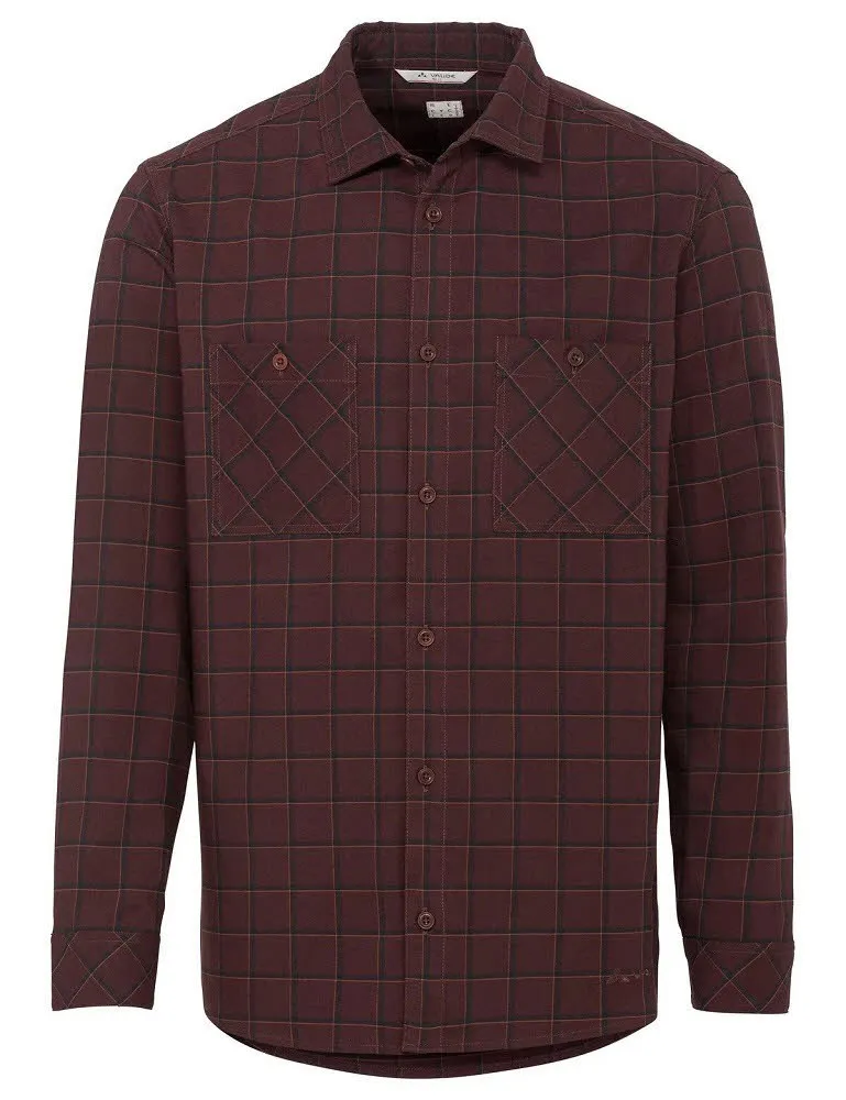 Vaude Jerpen LS Shirt IV Herren Hemd Langarm Freizeithemd dark oak