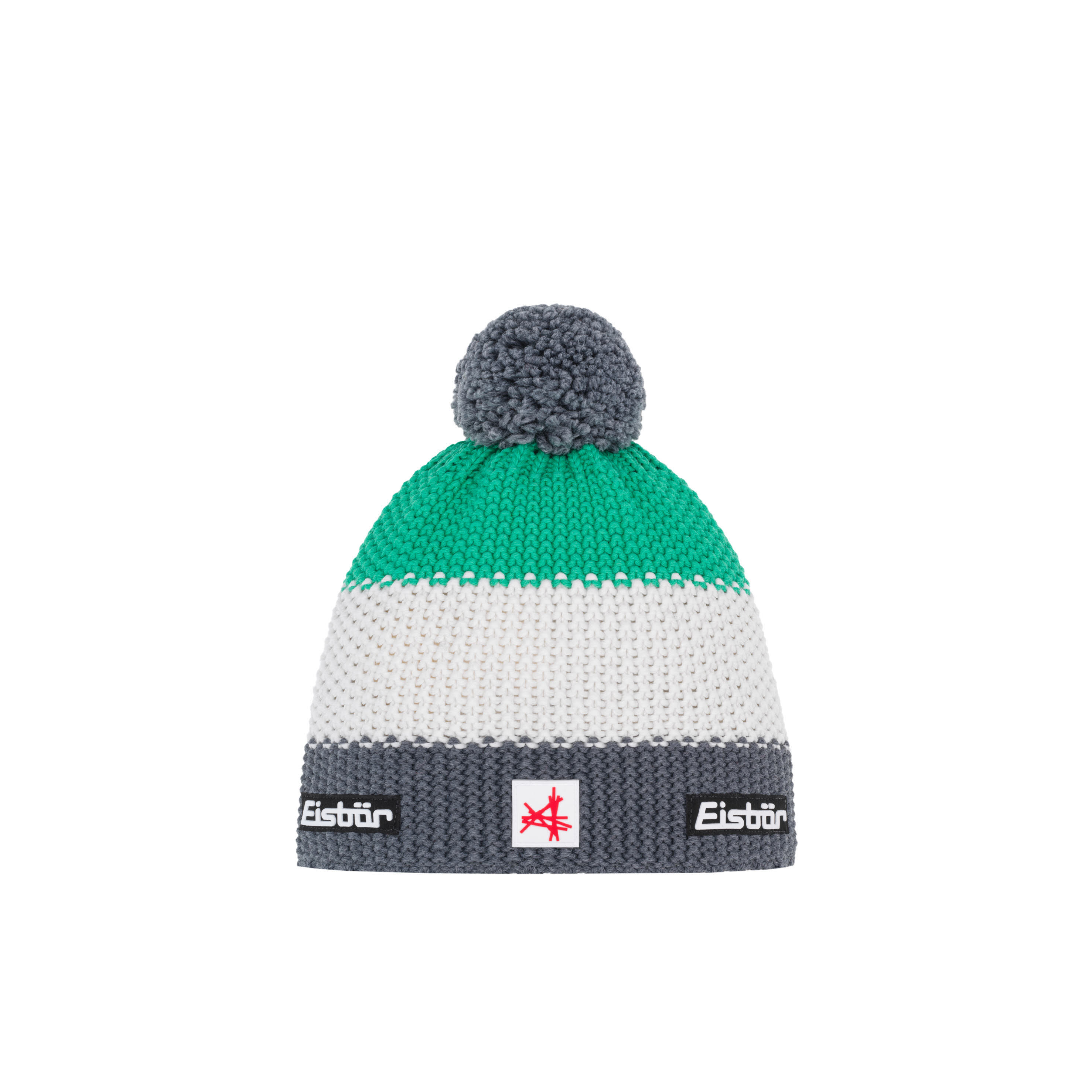Eisbär Star Pompon Mütze grün