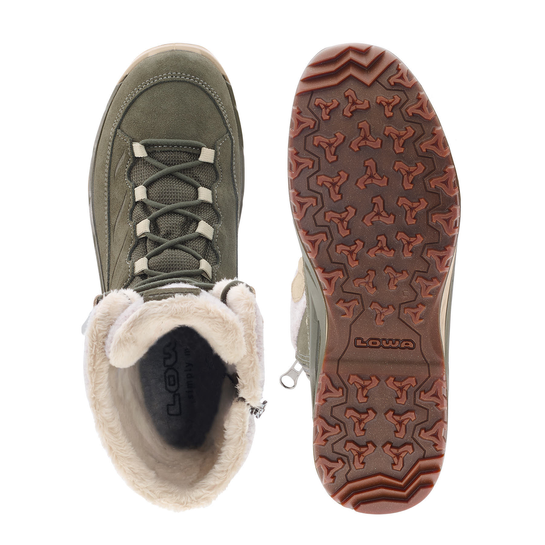 Lowa BARINA EVO GTX Damen Winterstiefel grün