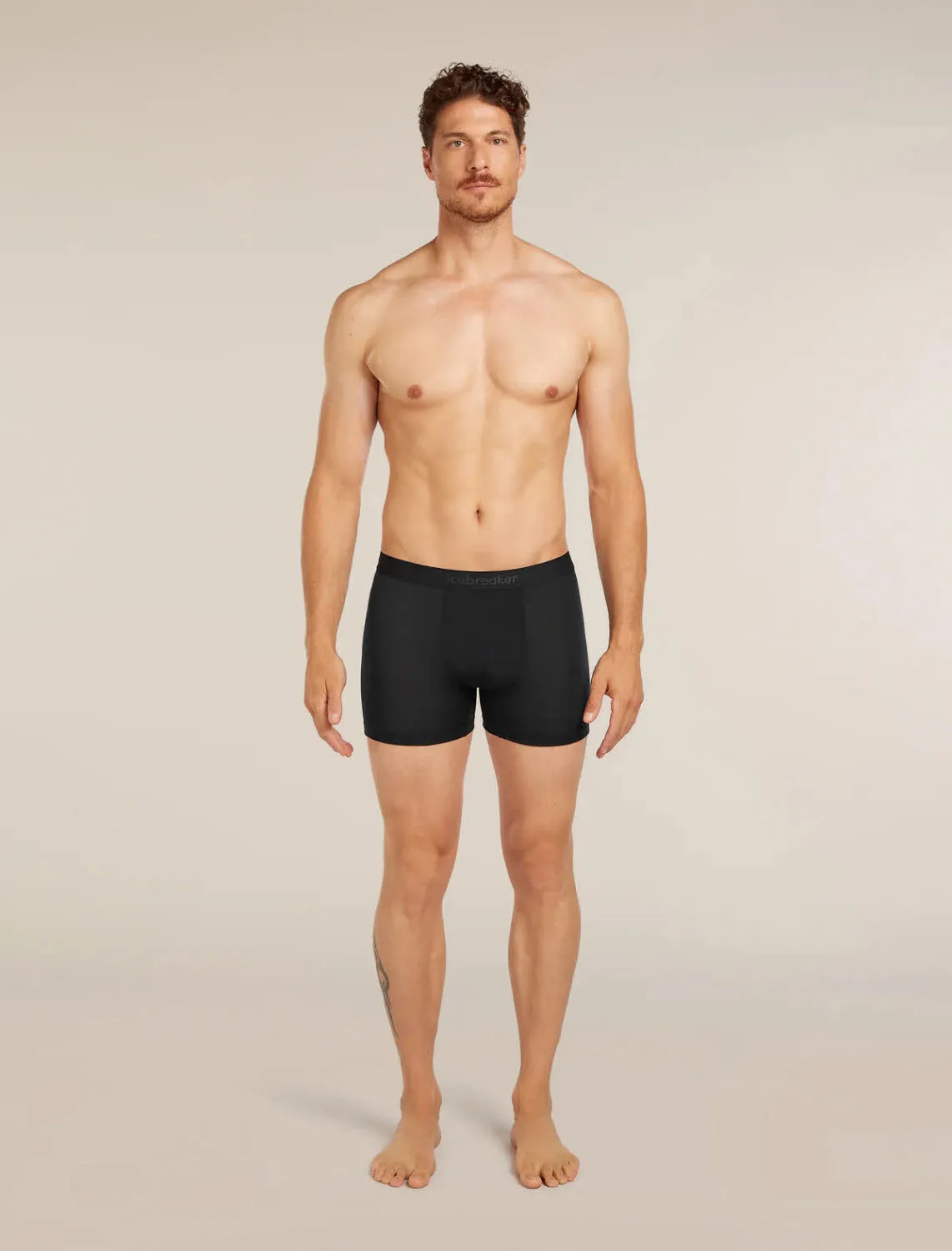 Icebreaker M 125 CL Anatom Boxers Herren Unterhose Boxershorts schwarz