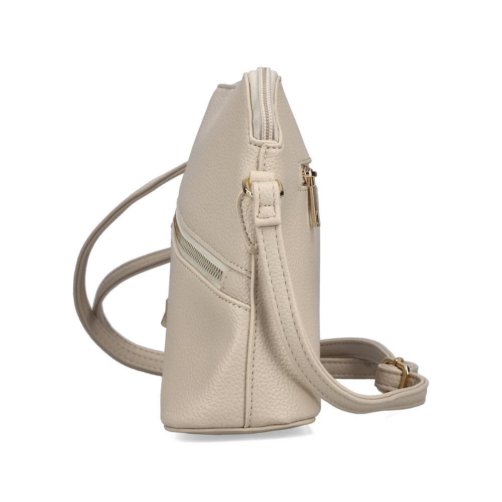 Rieker Damen Handtasche Umhängetasche beige
