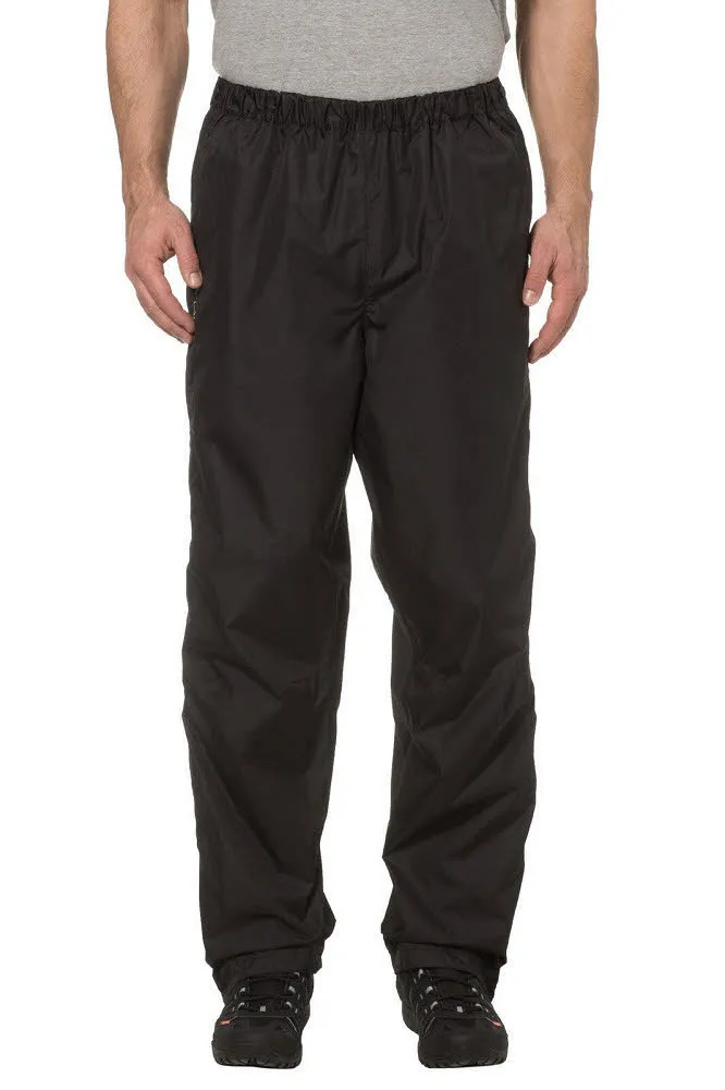 Vaude Fluid Full-Zip Pants II Herren Regenhose Multifunktionshose schwarz NEU
