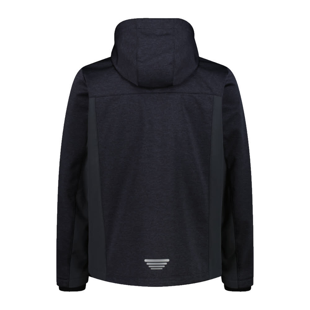 CMP MAN JACKET ZIP HOOD Outdoorjacke Herren schwarz
