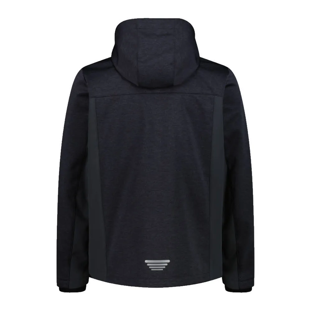 CMP MAN JACKET ZIP HOOD Outdoorjacke Herren schwarz