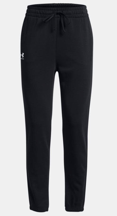 Under Armour Rival Damen Jogginghose Sporthose French Terry schwarz
