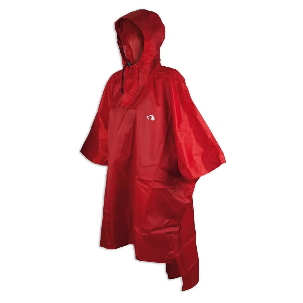 Tatonka Poncho 3 (XL-XXL) Unisex Regencape Regenponcho rot