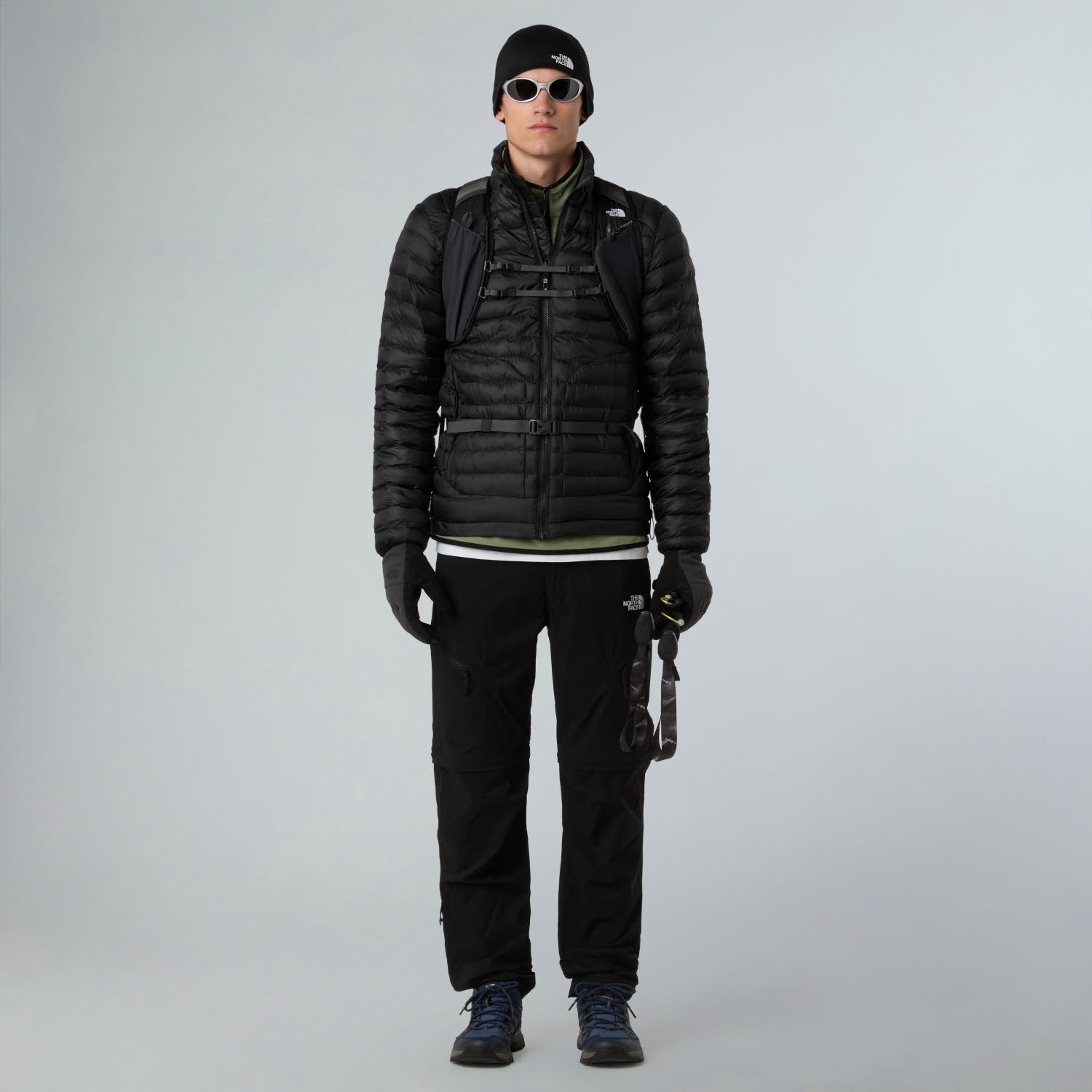 The North Face EXPLO REG TAP CNV PNT Herren Wanderhose Zipp-Off schwarz