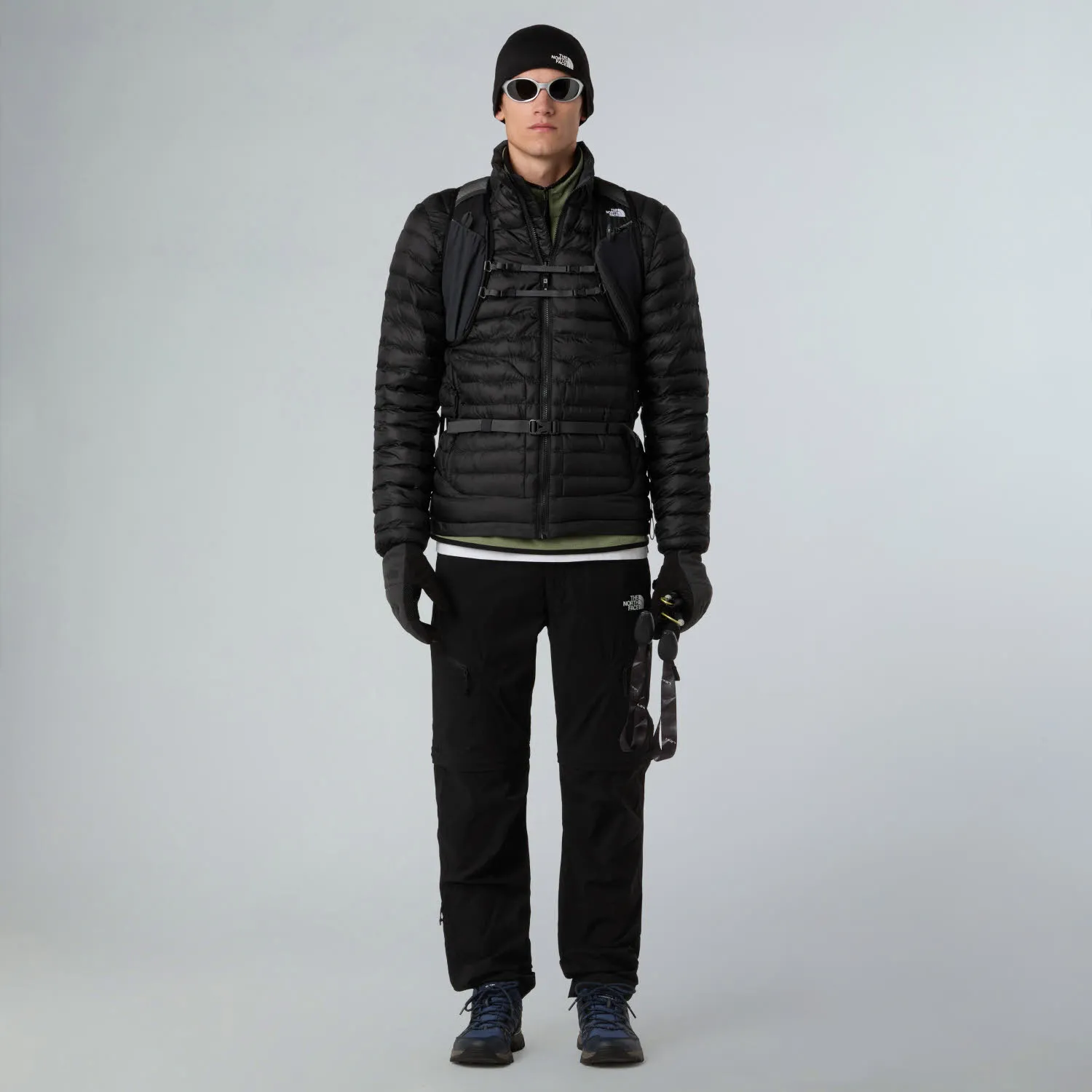 The North Face EXPLO REG TAP CNV PNT Herren Wanderhose Zipp-Off schwarz