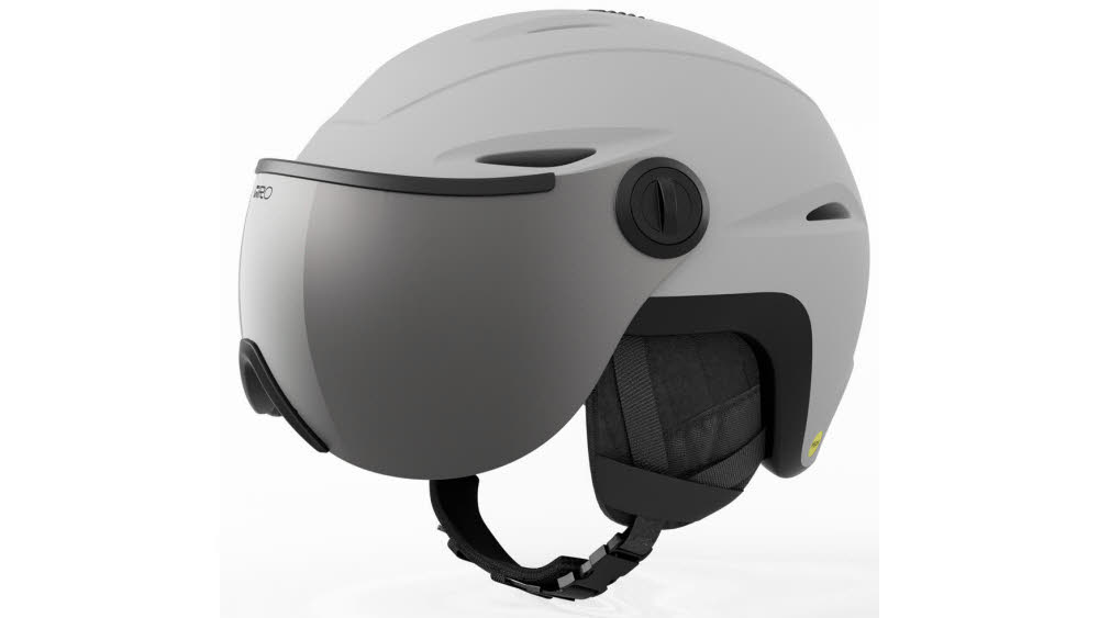 Giro Vue Mips Unisex Skihelm Visierhelm Snowboardhelm matte light grey/silver flash