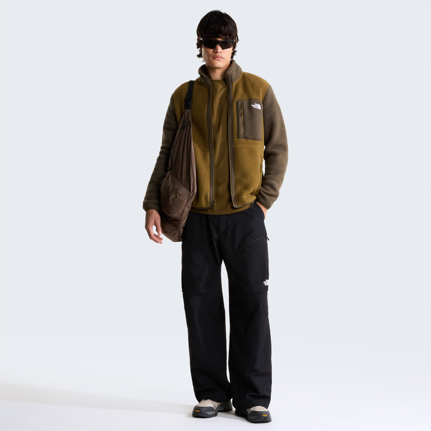 The North Face Yumiori Herren Fleecejacke Midlayer grün