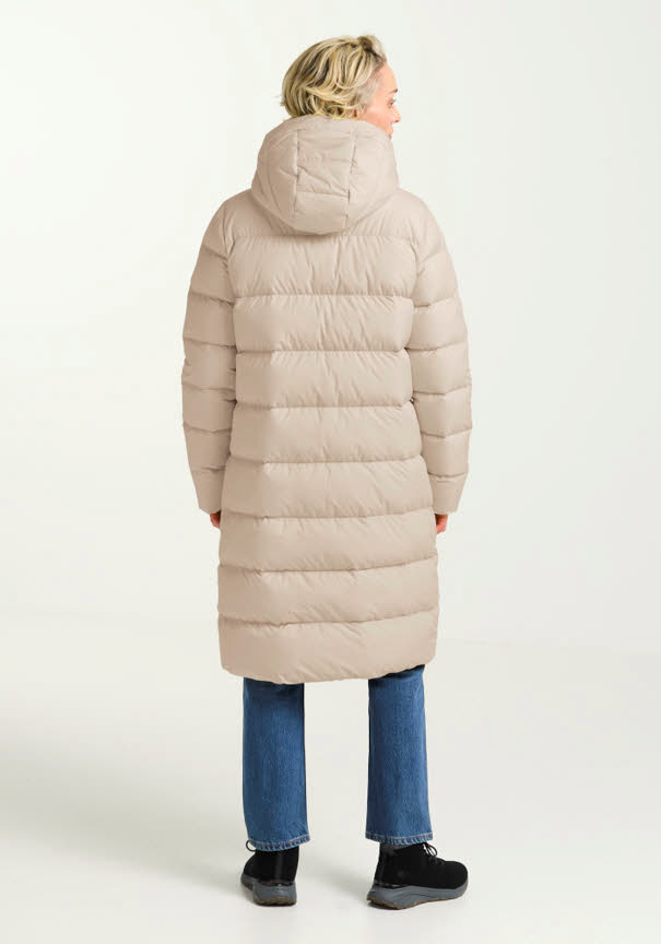 Jack Wolfskin FROZEN PALACE COA RDS Damen Daunenmantel oyster