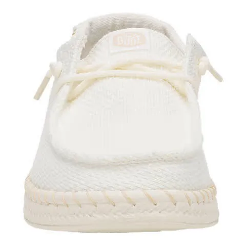 HEYDUDE Wendy Espadrille Woven Damen Halbschuhe weiß