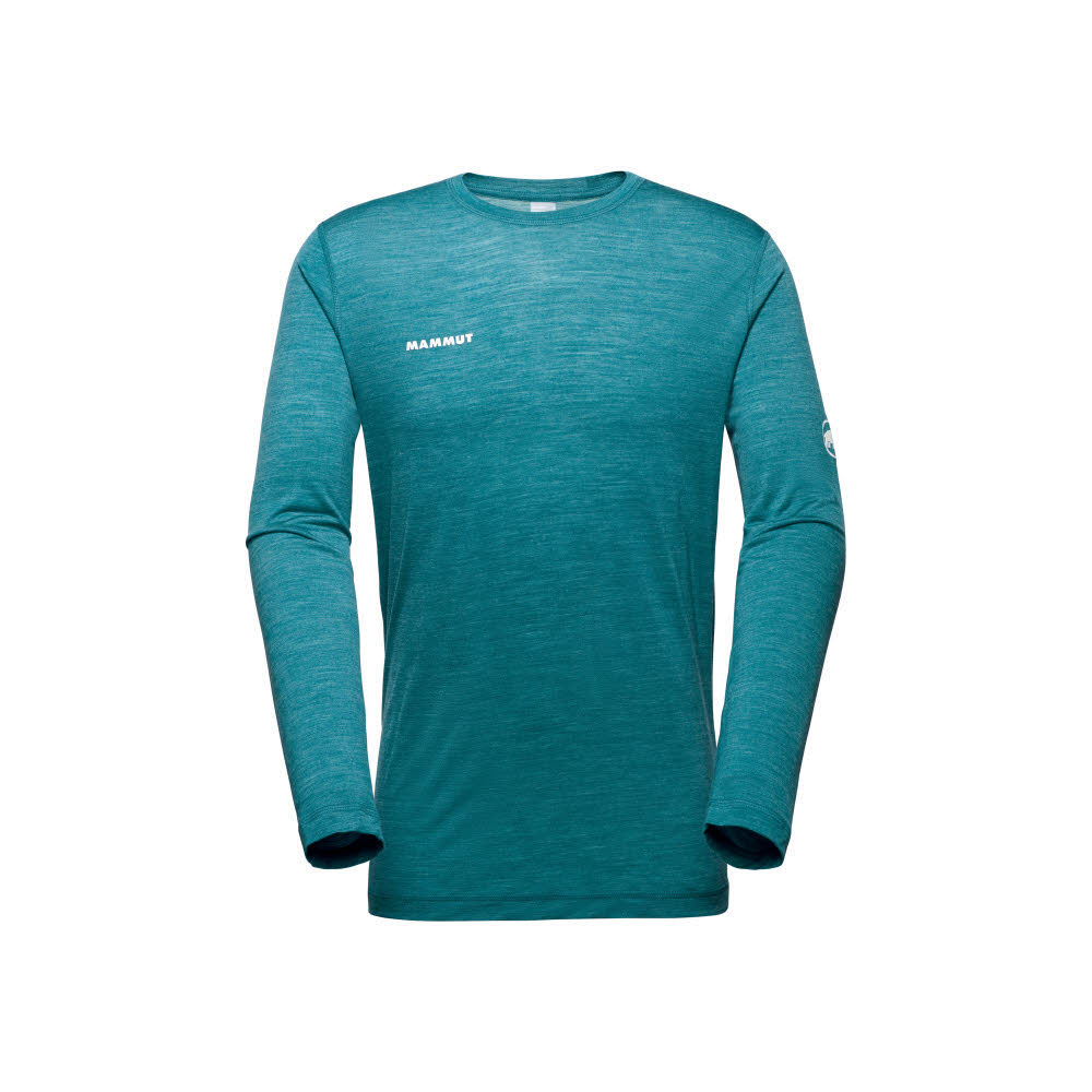 Mammut Tree Wool FL Longsleeve Men Herren Langarmshirt deep teal melange