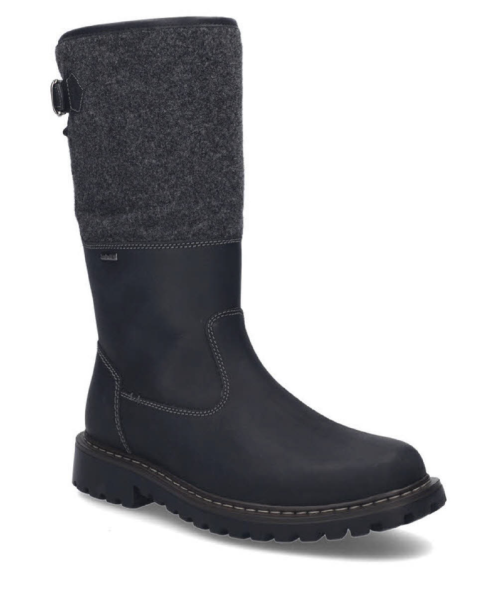 Josef Seibel Chance 41 Herren Stiefel Stiefeletten schwarz