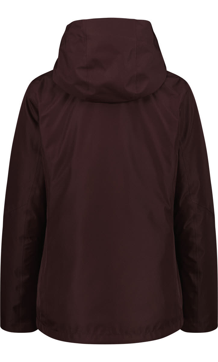 CMP WOMAN JACKET ZIP HOOD DETACHBLE INN.JACKET Funktionsjacke Damen black berry