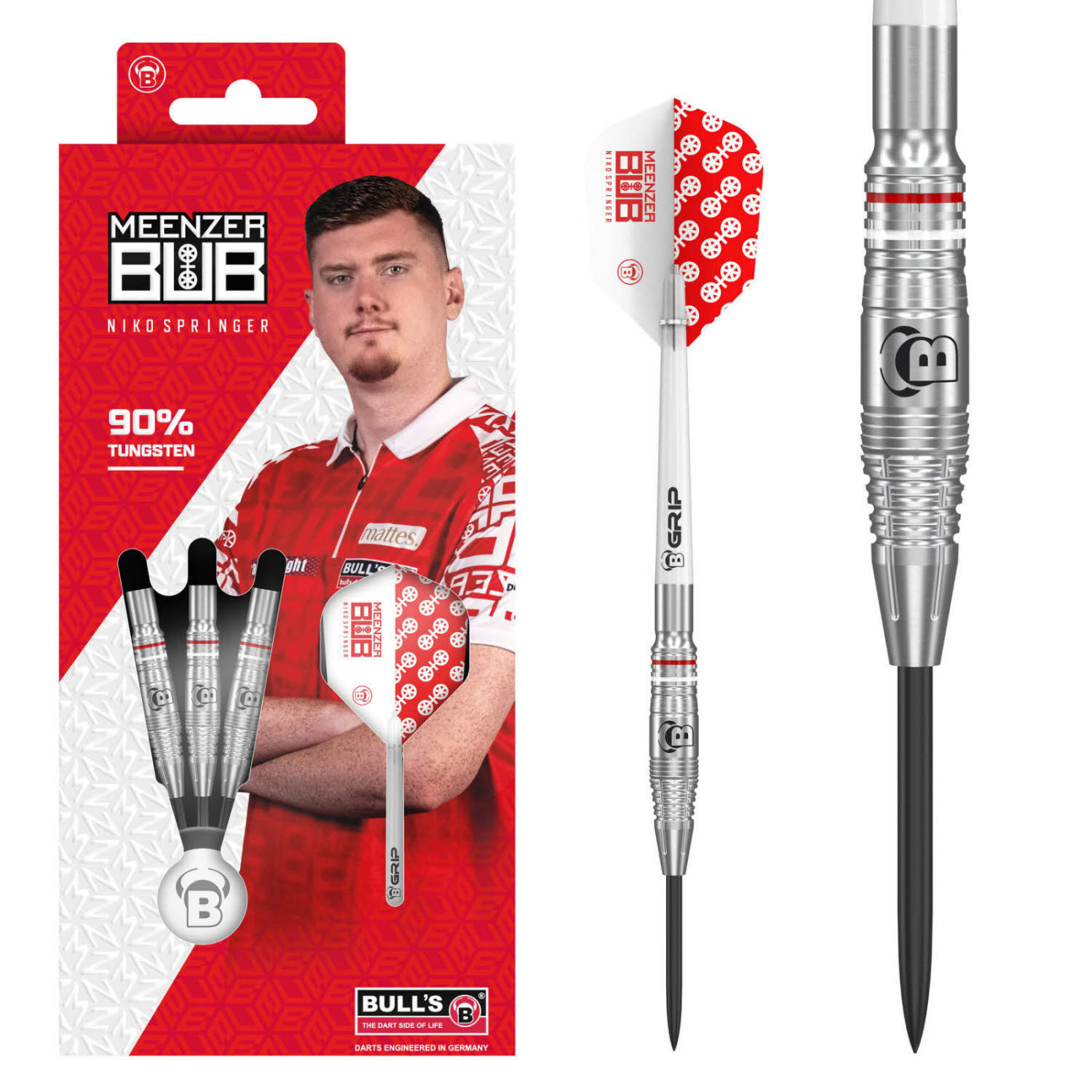 BULL’S Niko Springer Steel Darts silber