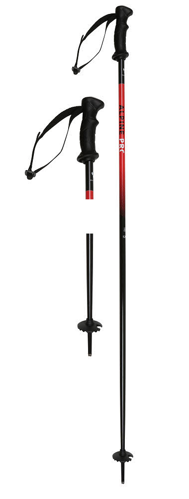 Witeblaze Alpine Pro Unisex Skistöcke Ski Alpin-Stöcke Wintersport rot