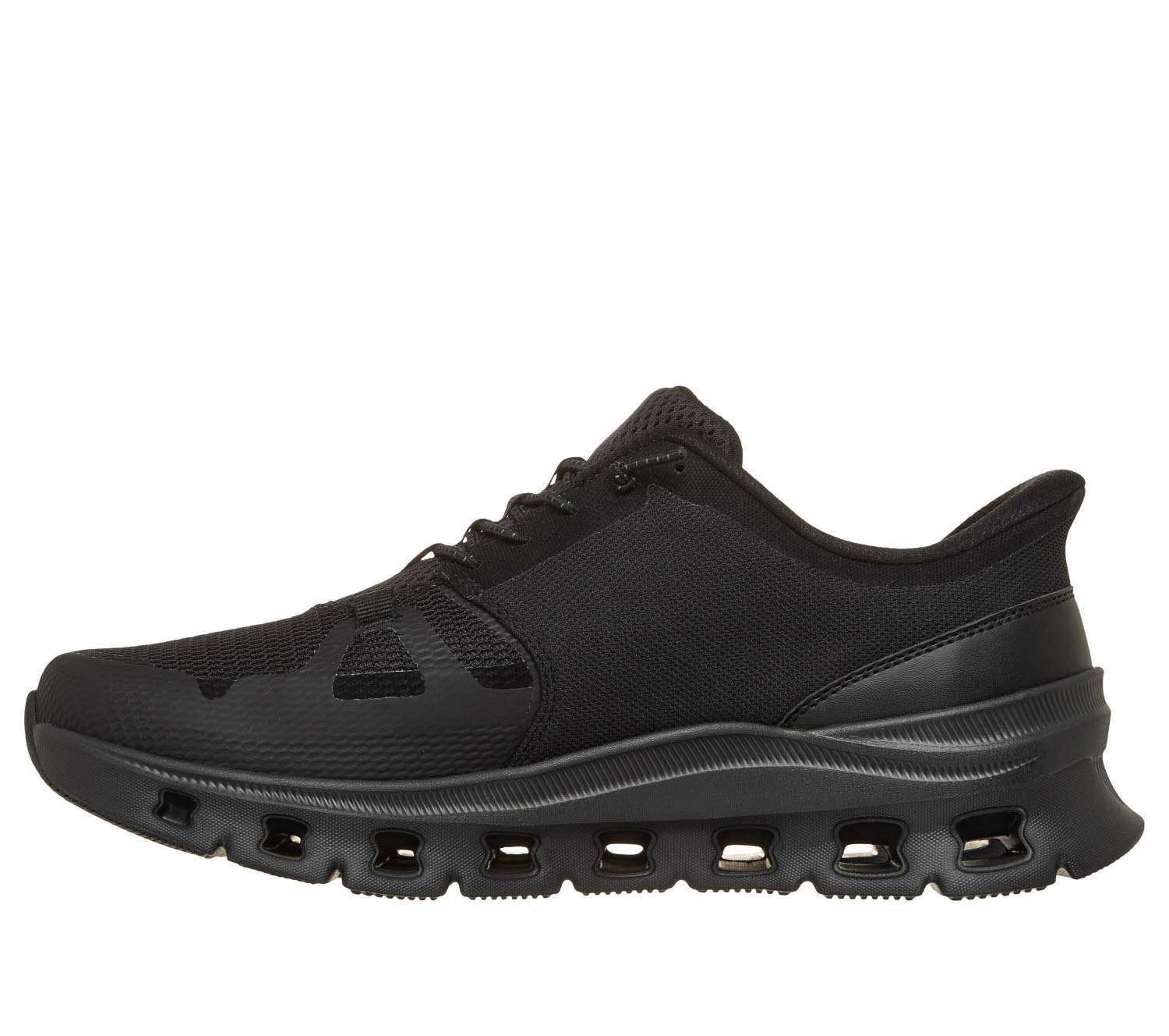 SKECHERS GLIDE-STEP PRO - RAINPARTNER Herren Slipper Sneaker modisch schwarz