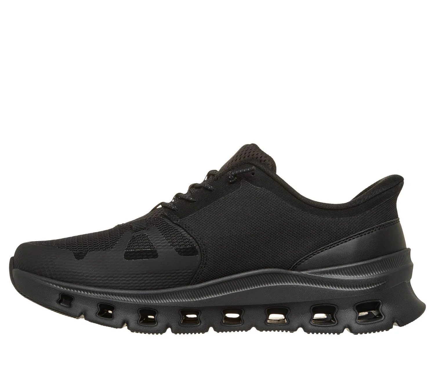 SKECHERS GLIDE-STEP PRO - RAINPARTNER Herren Slipper Sneaker modisch schwarz