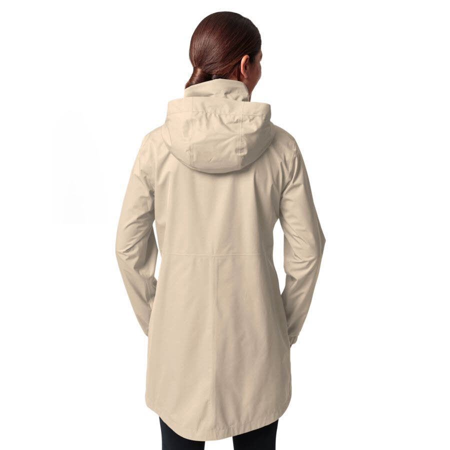 Vaude Escape Regen-Parka Damen Outdoorjacke Regenjacke beige