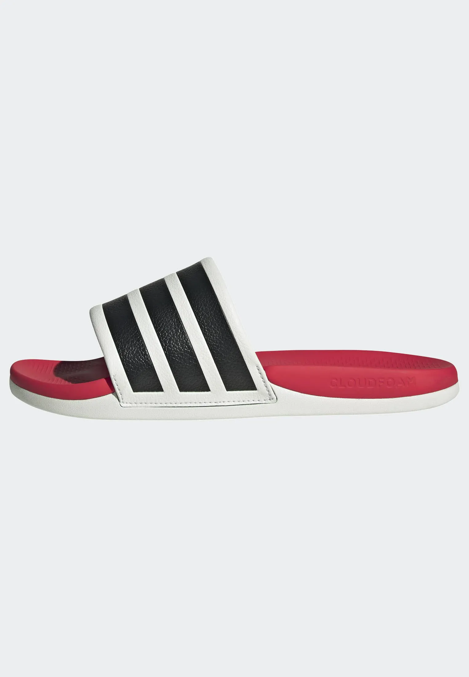 adidas ADILETTE COMFORT 2.0 Unisex Badelatschen weiß/rot/schwarz