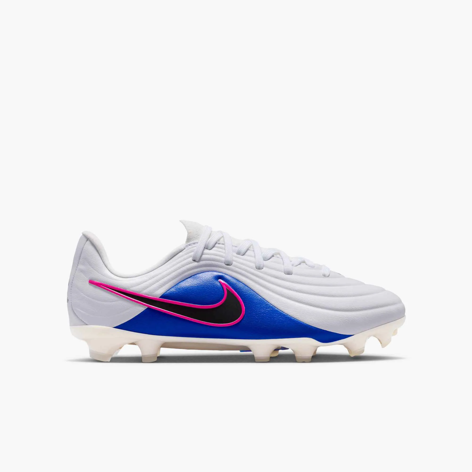Nike JR TIEMPO MAESTRO ACADEMY Kinder Fußballschuhe weiß/blau/schwarz