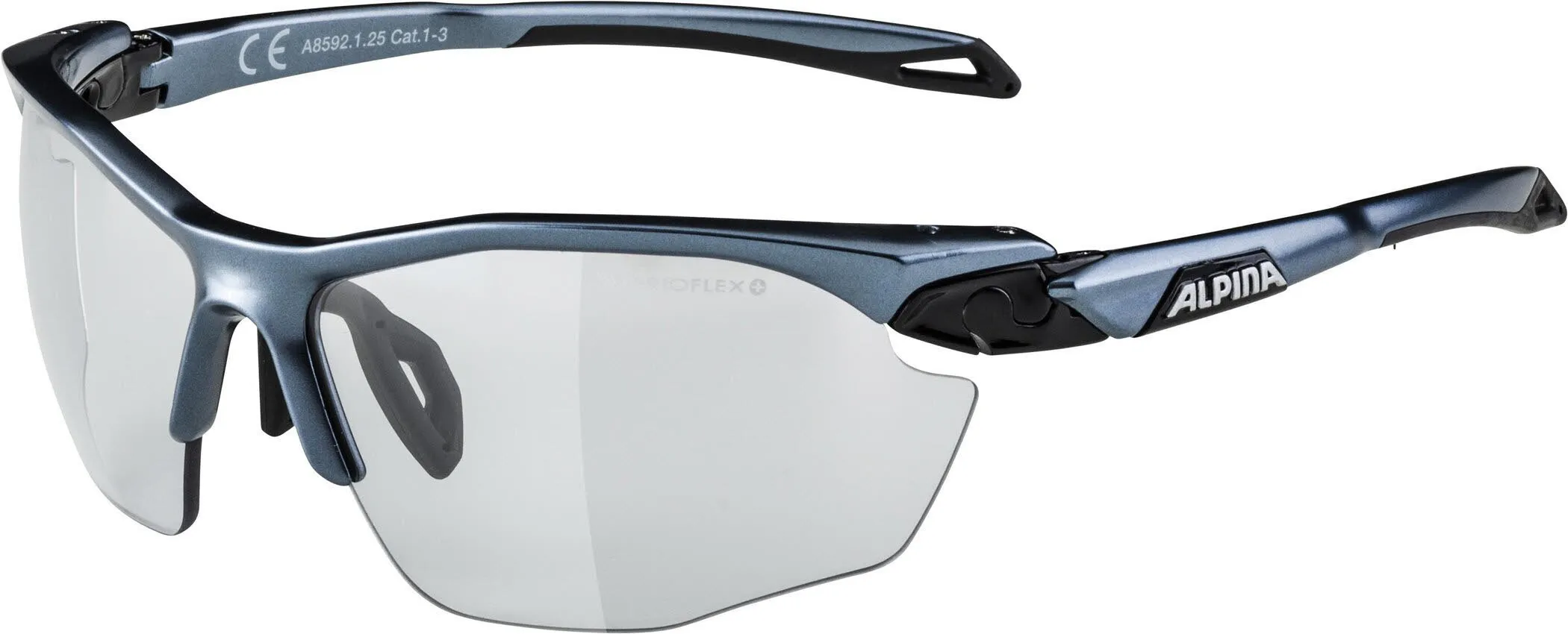 Alpina Twist Five HR VL+125 Unisex Sportbrille Sonnenbrille grau