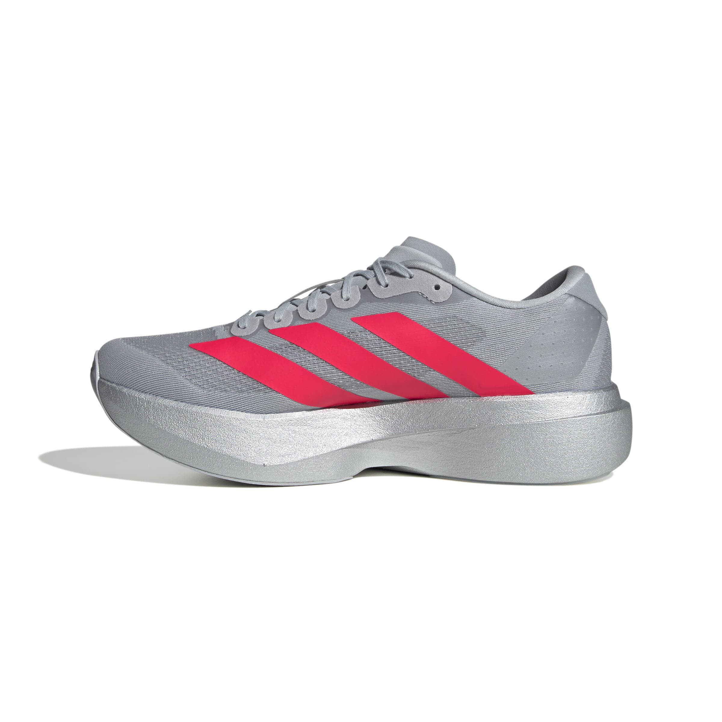 adidas ADIZERO EVO SL Herren Laufschuhe Joggingschuhe silber/rot