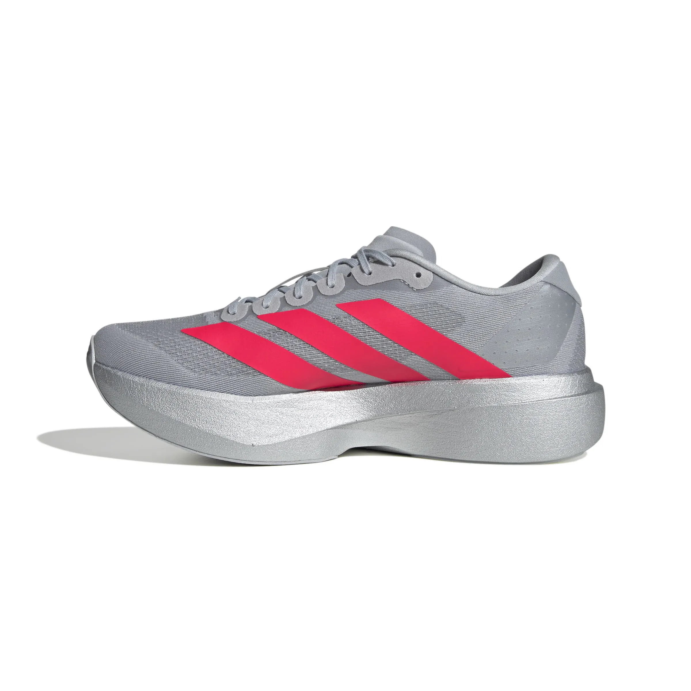 adidas ADIZERO EVO SL Herren Laufschuhe Joggingschuhe silber/rot