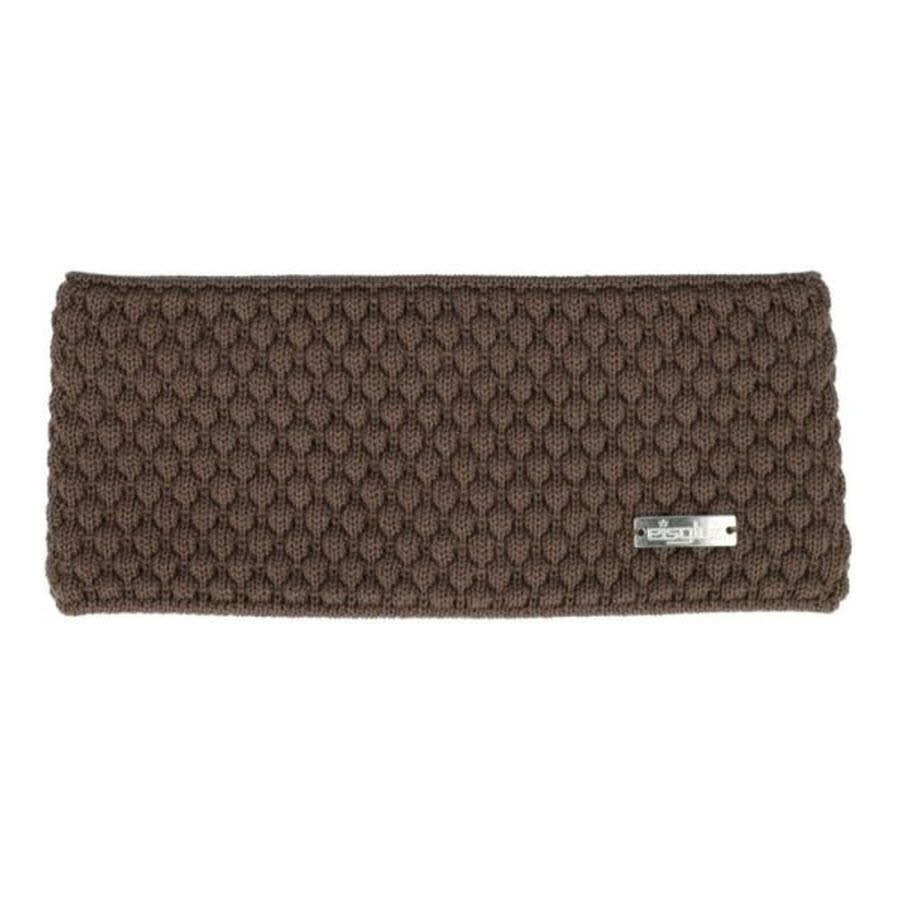 Eisglut Merino Minal Damen Stirnband Fleece warm modisch braun NEU