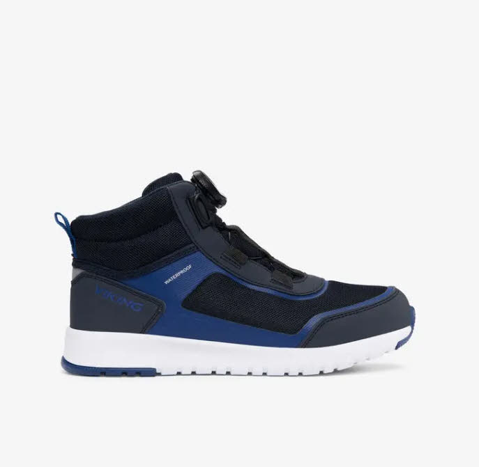 Viking Aerial Mid WP BOA Sneaker Kinder dunkelblau