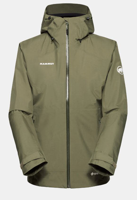 Mammut Convey Tour HS Damen Regenjacke Kapuzenjacke Wanderjacke grün
