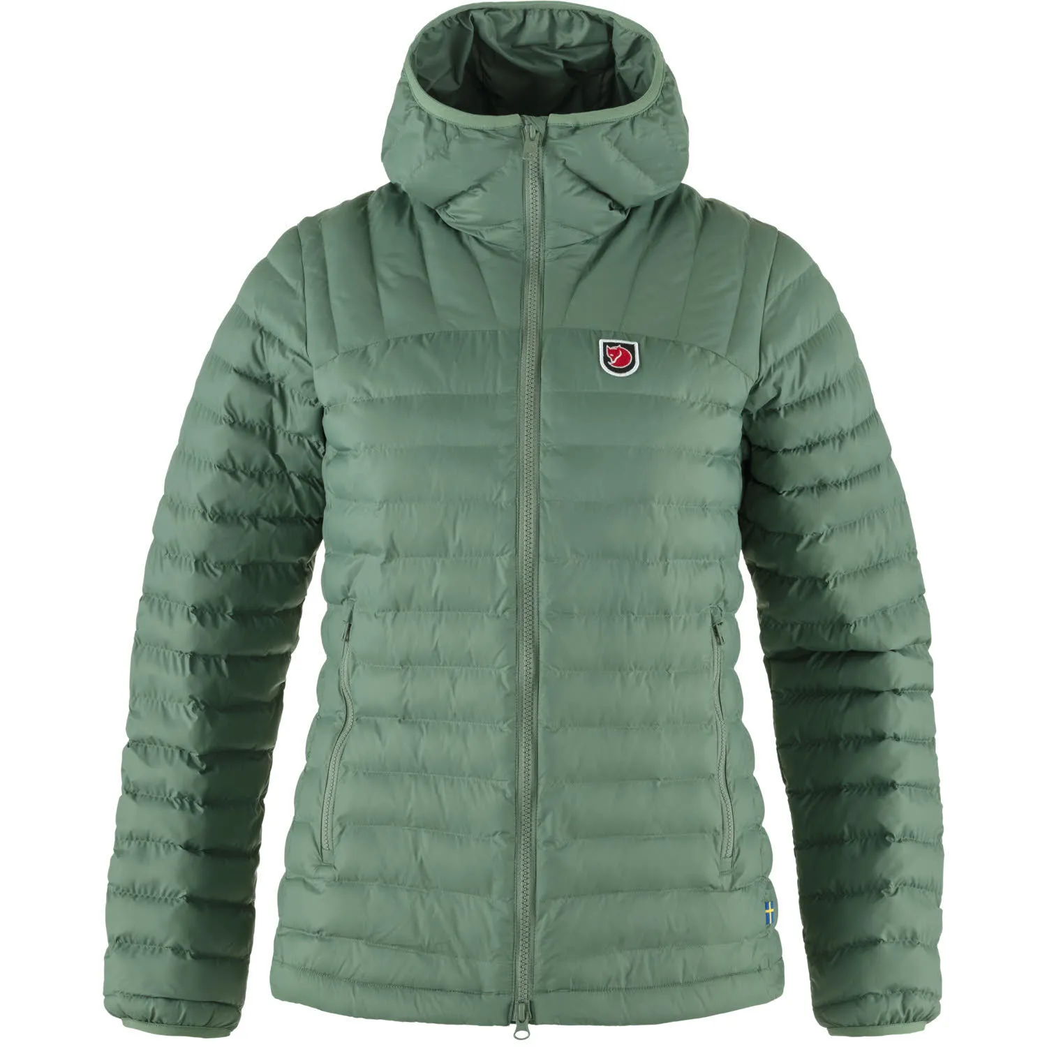 Fjällräven Expedition Lätt Hoodie W Isolierend Packbar Leicht Damen Grün