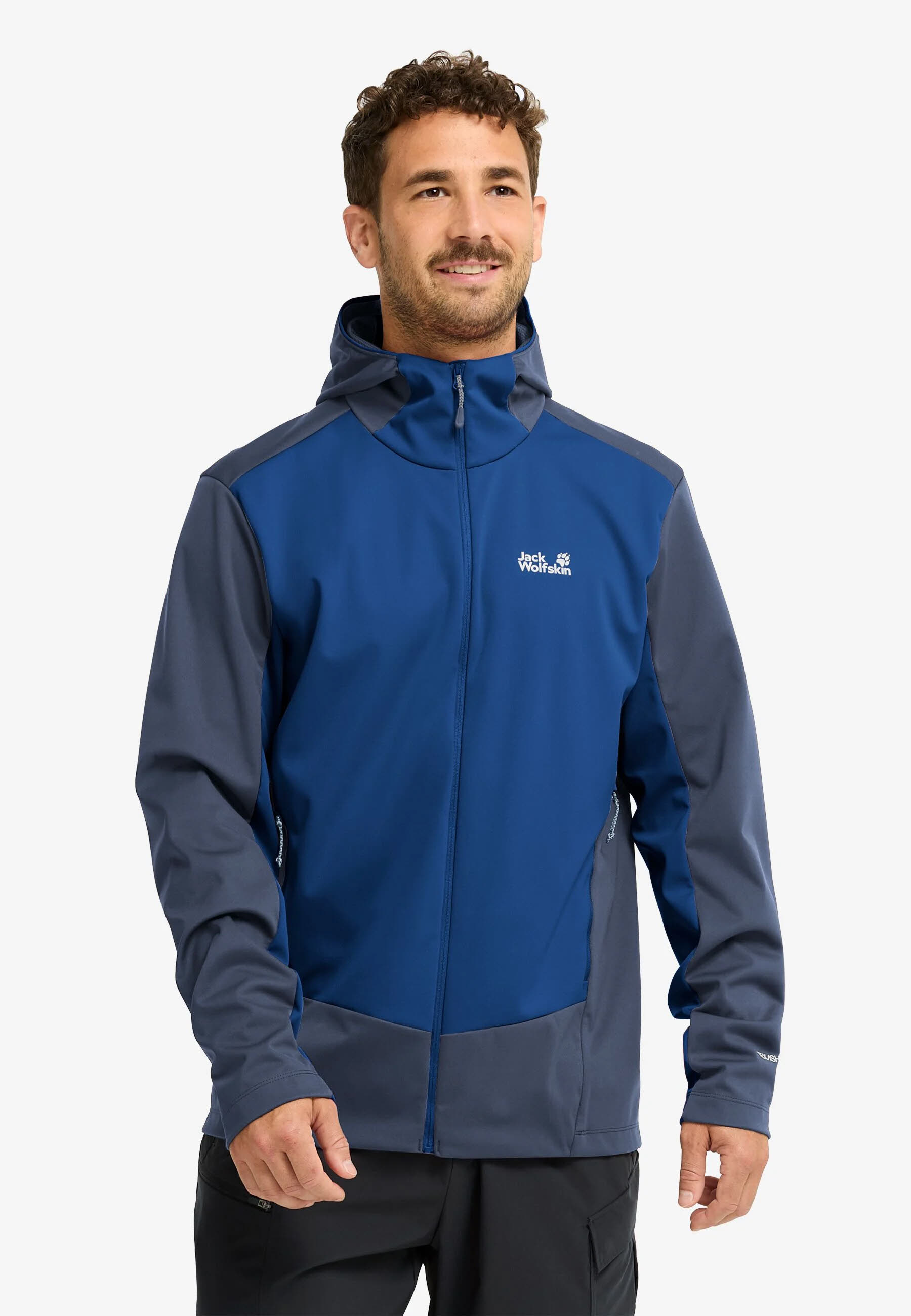 Jack Wolfskin Skyvail Jkt Herren Winddichte Softshelljacke blau