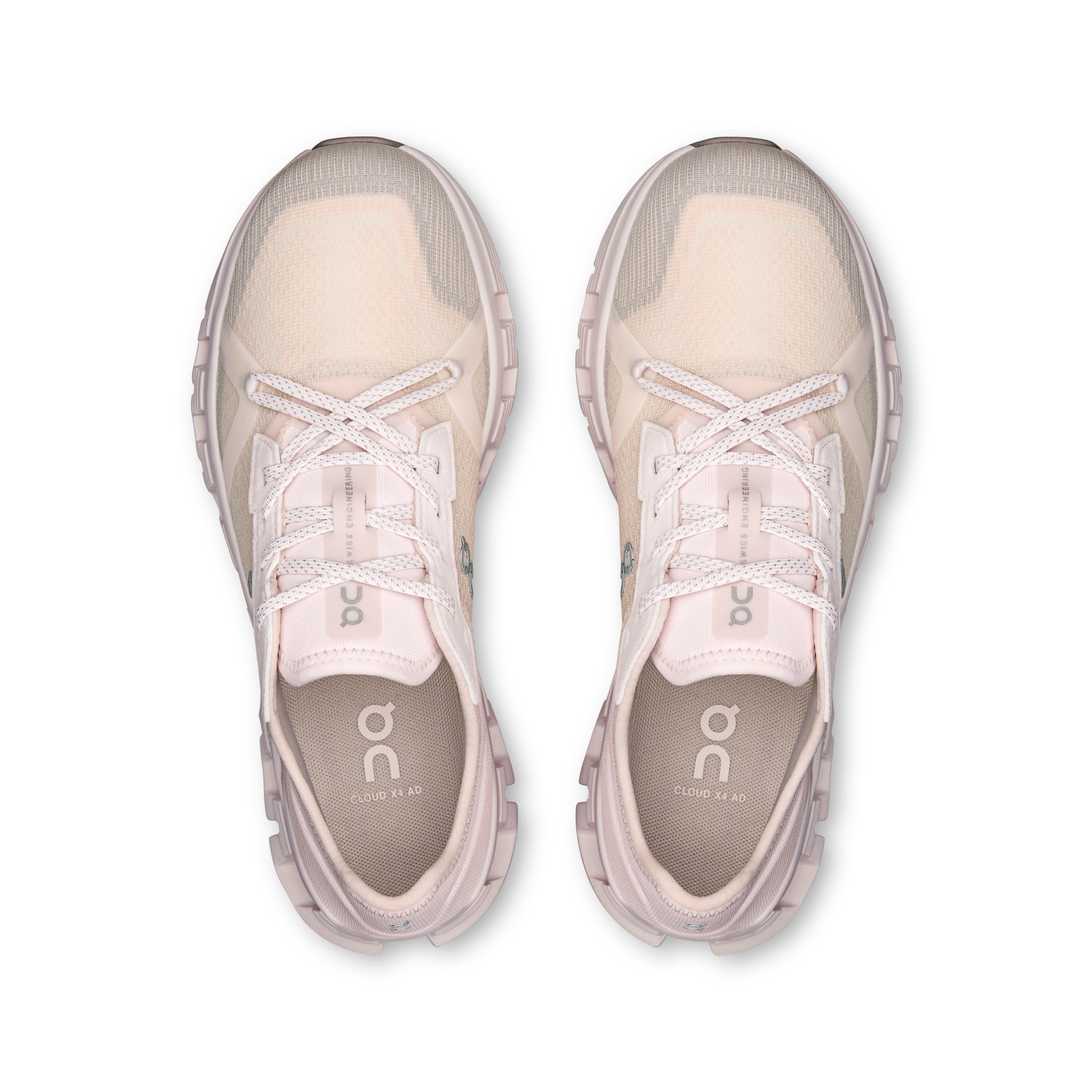 ON CLOUD X 4 AD Damen Workoutschuhe Sportschuhe salt/lily